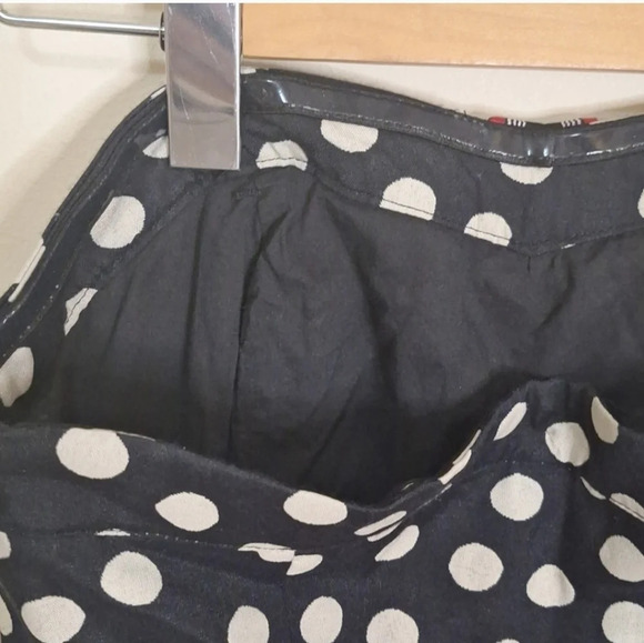 Anthropologie Maeve Polka Peppered strapless dress SZ 2 - Picture 5 of 6